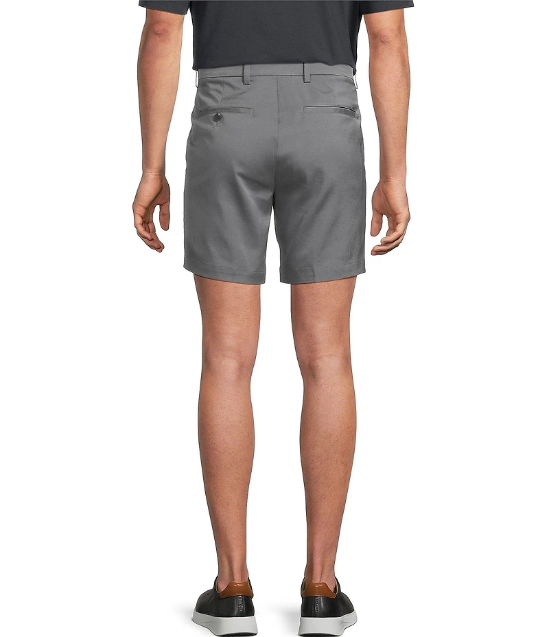 Roundtree & Yorke The Fairway 7#double; Flat Front Performance Shorts