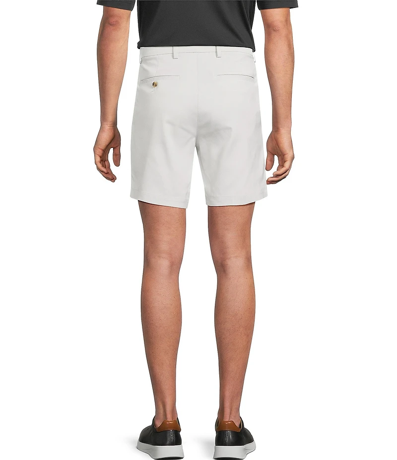 Roundtree & Yorke The Fairway 7#double; Flat Front Performance Shorts
