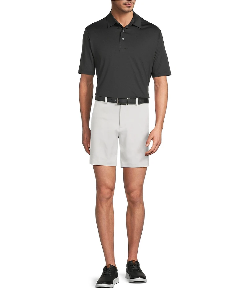Roundtree & Yorke The Fairway 7#double; Flat Front Performance Shorts