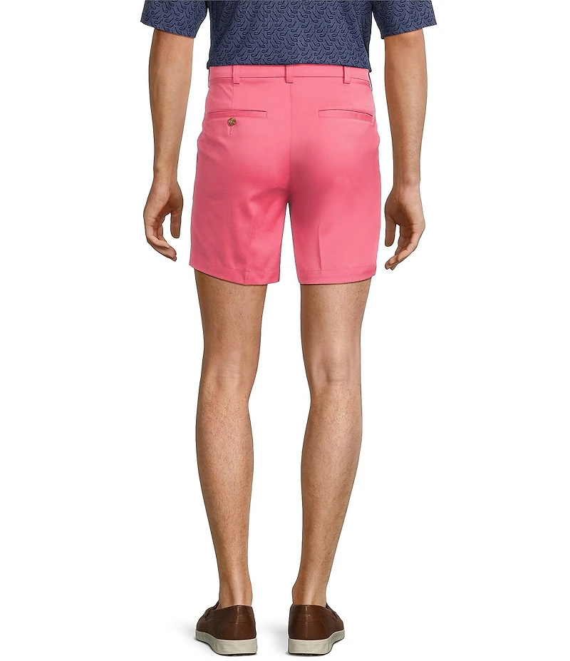 Roundtree & Yorke The Fairway Seasonal 7#double; Flat Front Performance Shorts