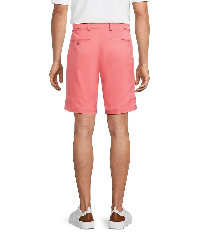 Roundtree & Yorke The Fairway 9#double; Flat Front Classic Fit Performance Shorts