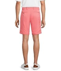 Roundtree & Yorke The Fairway 9#double; Flat Front Classic Fit Performance Shorts