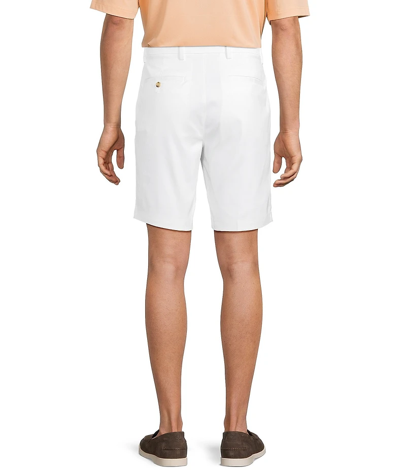 Roundtree & Yorke The Fairway 9#double; Flat Front Classic Fit Performance Shorts