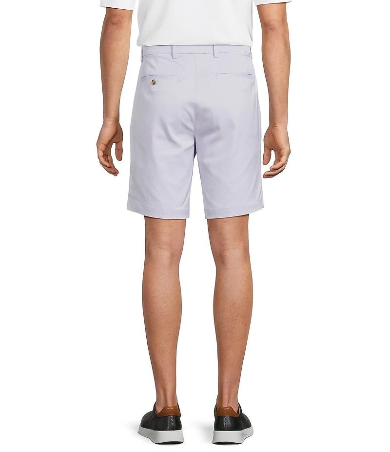 Roundtree & Yorke The Fairway 9#double; Flat Front Classic Fit Performance Shorts