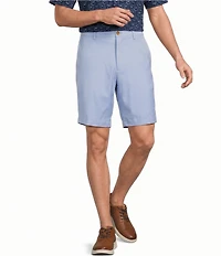 Roundtree & Yorke The Fairway 9#double; Flat Front Classic Fit Performance Shorts