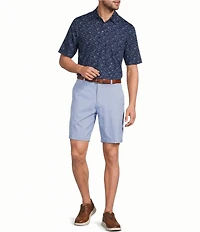 Roundtree & Yorke The Fairway 9#double; Flat Front Classic Fit Performance Shorts