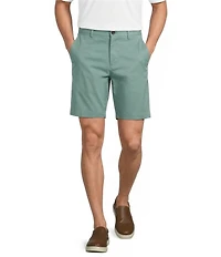 Roundtree & Yorke The Fairway 9#double; Flat Front Classic Fit Performance Shorts