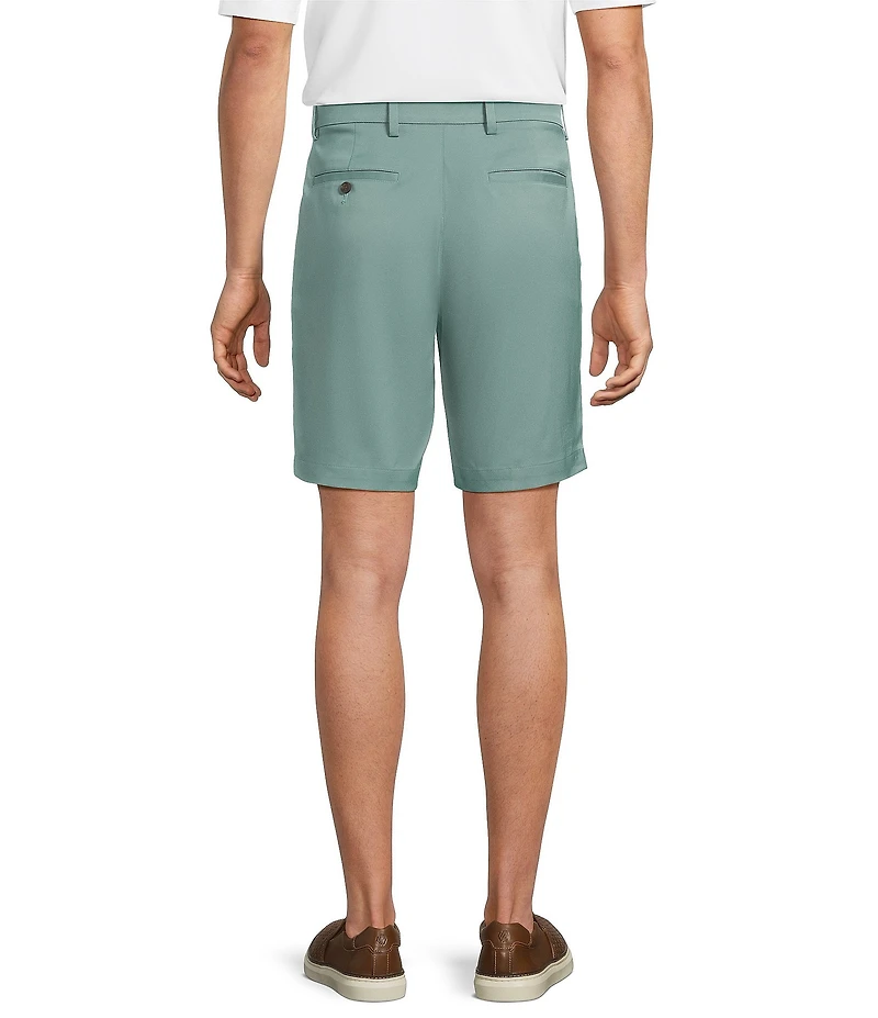 Roundtree & Yorke The Fairway 9#double; Flat Front Classic Fit Performance Shorts