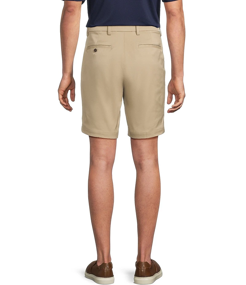 Roundtree & Yorke The Fairway 9#double; Flat Front Performance Shorts