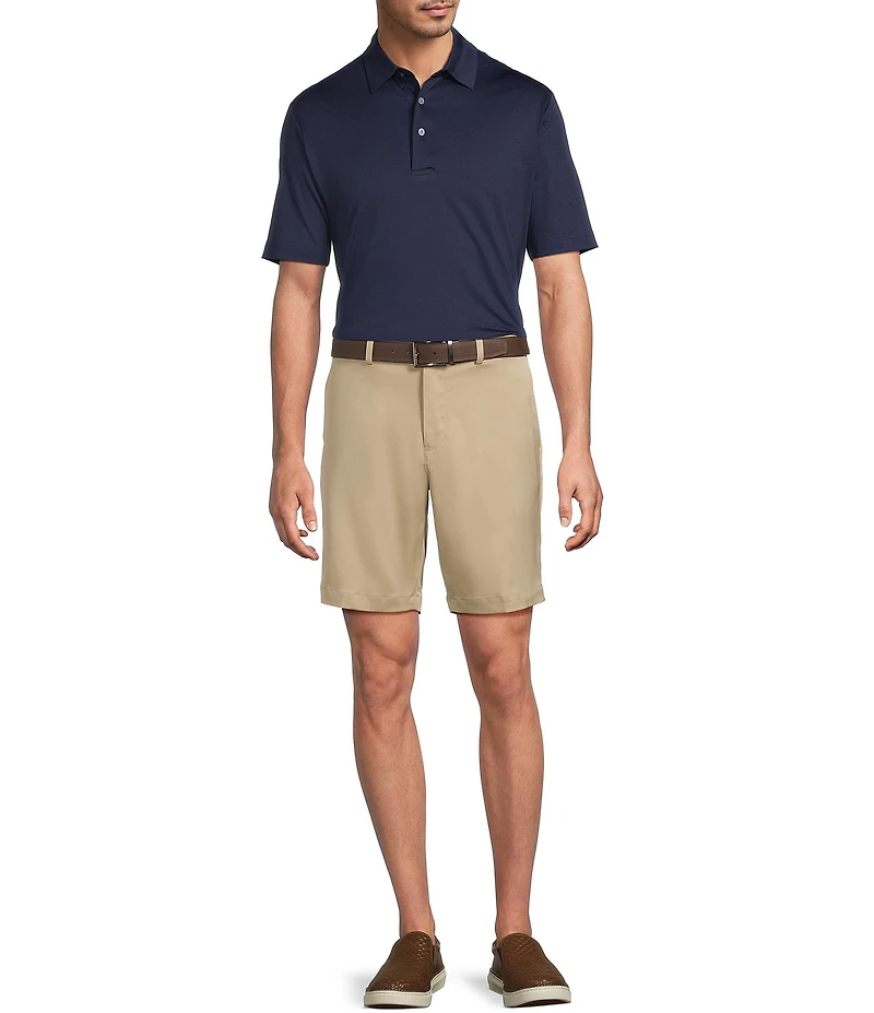 Roundtree & Yorke The Fairway 9#double; Flat Front Performance Shorts