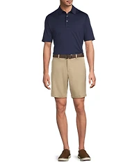 Roundtree & Yorke The Fairway 9#double; Flat Front Performance Shorts