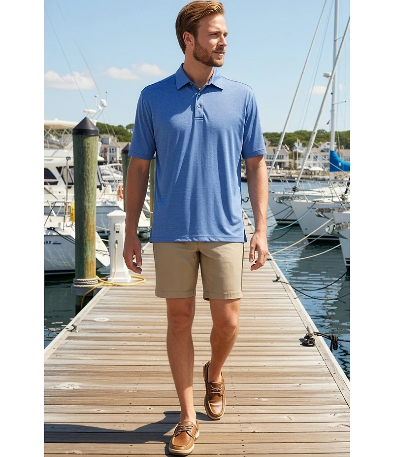 Roundtree & Yorke The Fairway 9#double; Flat Front Performance Shorts