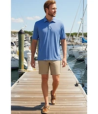 Roundtree & Yorke The Fairway 9#double; Flat Front Performance Shorts