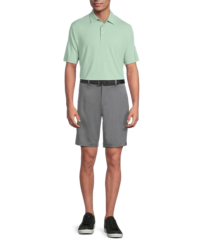 Roundtree & Yorke The Fairway 9#double; Flat Front Performance Shorts