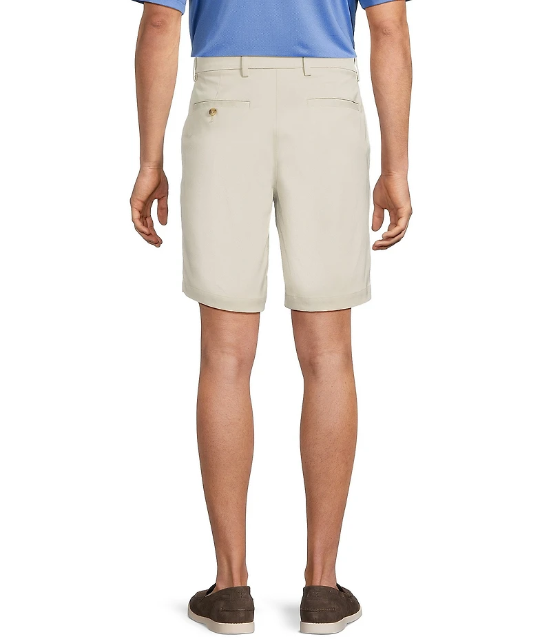 Roundtree & Yorke The Fairway 9#double; Flat Front Performance Shorts