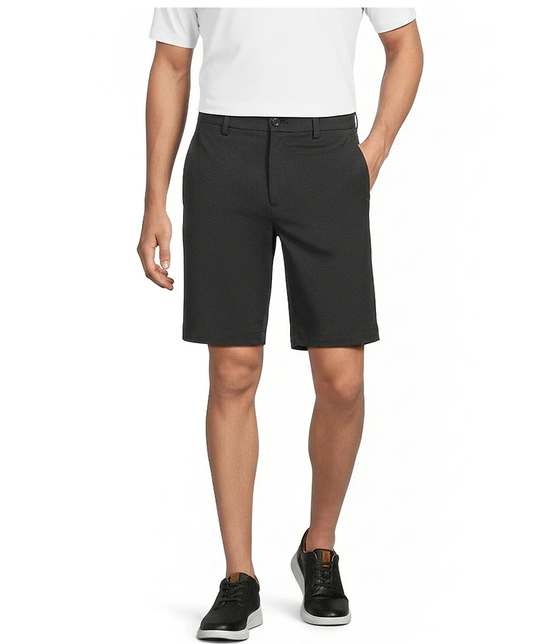 Roundtree & Yorke The Fairway 9#double; Flat Front Performance Shorts