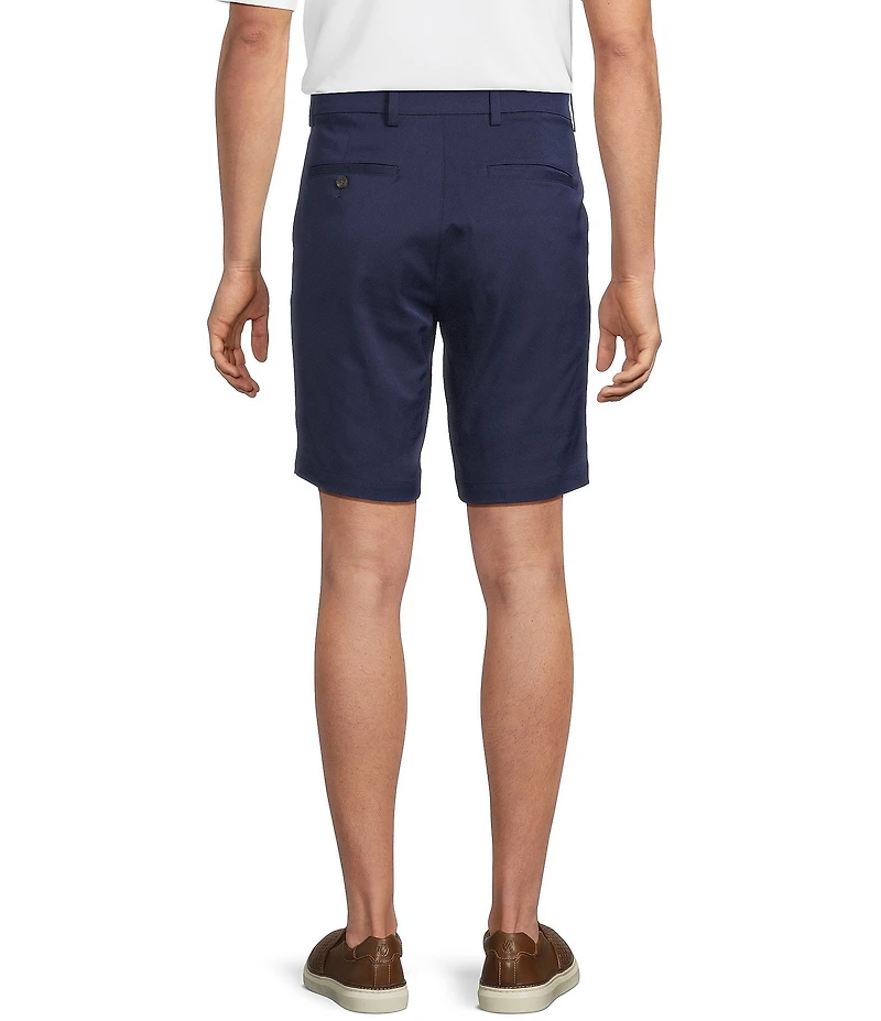 Roundtree & Yorke The Fairway 9#double; Flat Front Performance Shorts