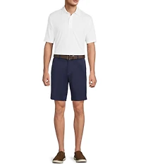 Roundtree & Yorke The Fairway 9#double; Flat Front Performance Shorts