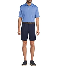 Roundtree & Yorke The Fairway Collection 9#double; Inseam Pleated Performance Shorts