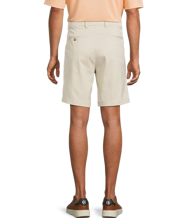 Roundtree & Yorke The Fairway Collection 9#double; Inseam Pleated Performance Shorts