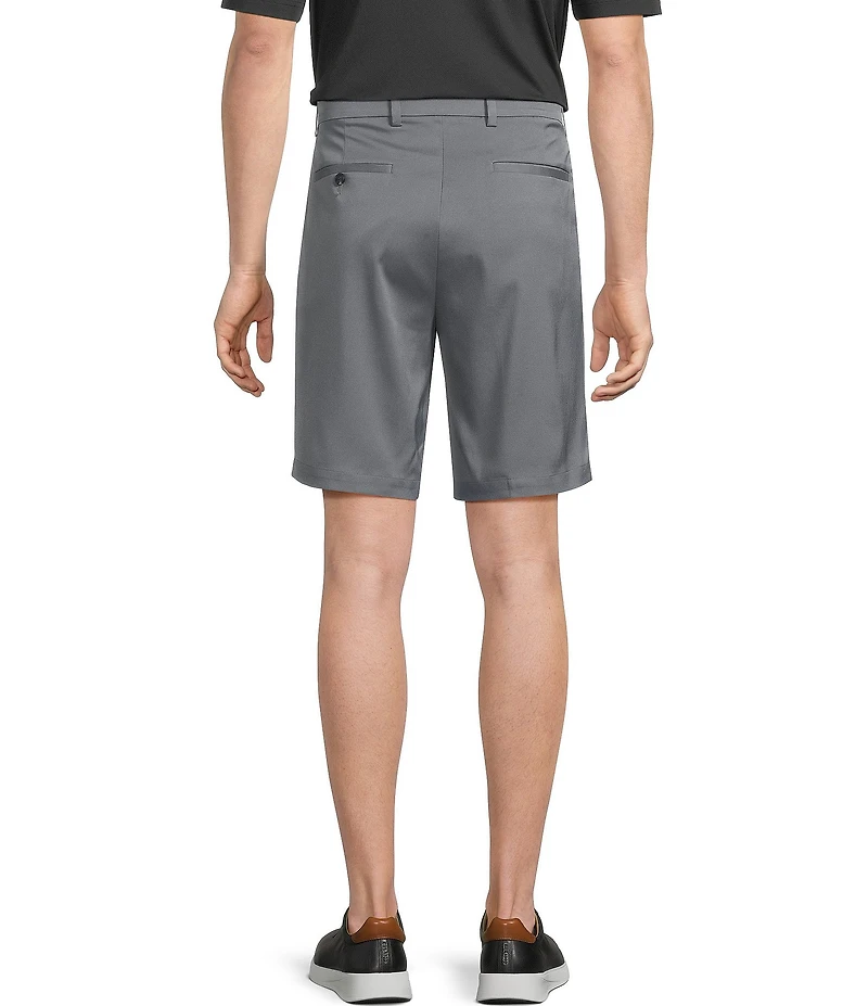 Roundtree & Yorke The Fairway Collection 9#double; Inseam Pleated Performance Shorts