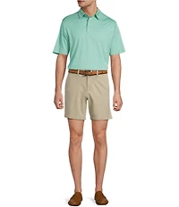 Roundtree & Yorke The Fairway Diamond Jacquard Performance Polo Shirt