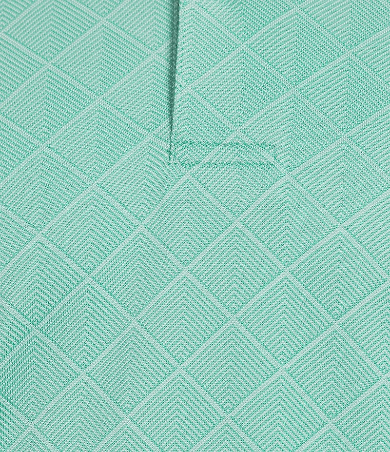 Roundtree & Yorke The Fairway Diamond Jacquard Performance Polo Shirt