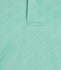 Roundtree & Yorke The Fairway Diamond Jacquard Performance Polo Shirt