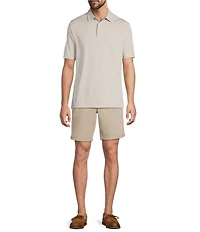 Roundtree & Yorke The Fairway Feeder Stripe Performance Polo Shirt