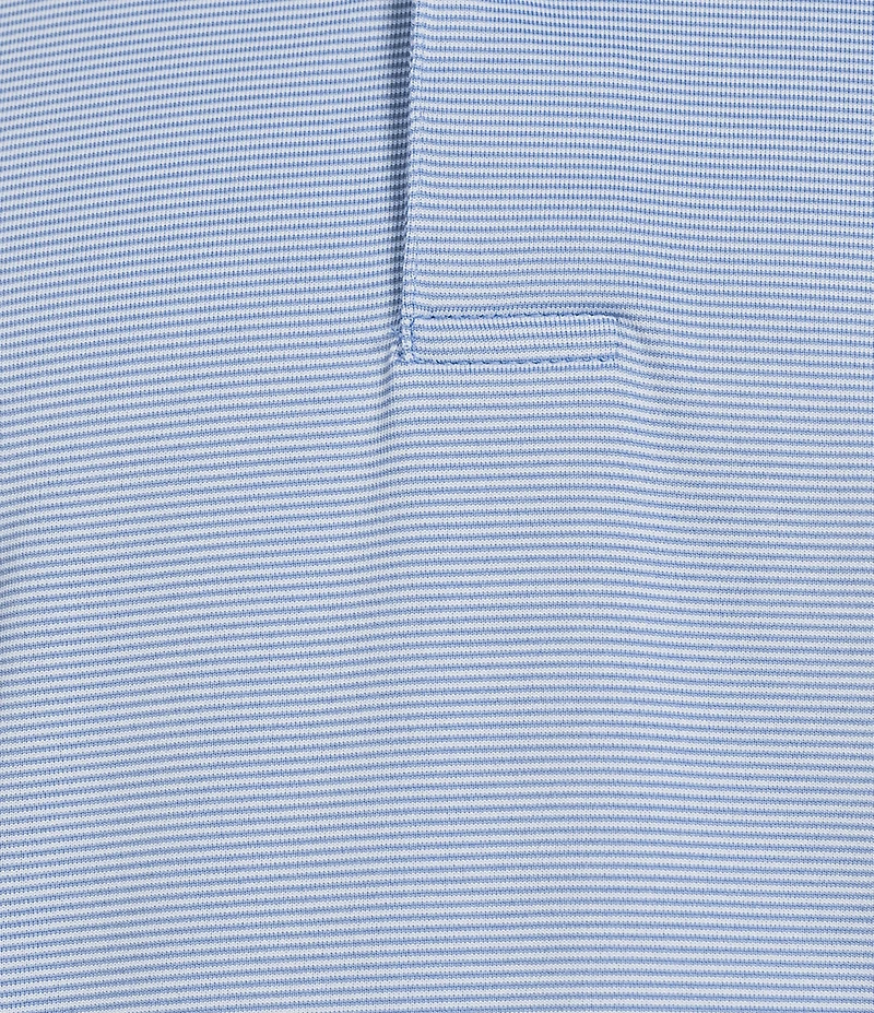 Roundtree & Yorke The Fairway Feeder Stripe Performance Polo Shirt