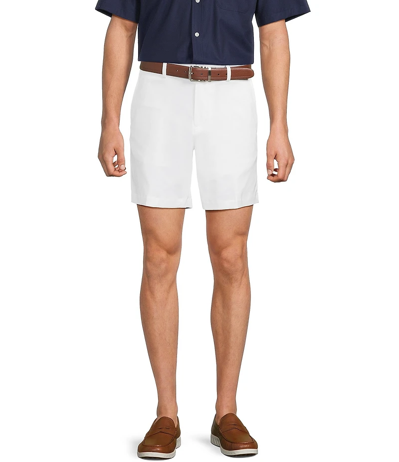 Roundtree & Yorke The Fairway Seasonal 7#double; Flat Front Performance Shorts