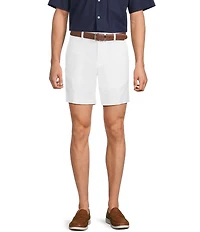 Roundtree & Yorke The Fairway Seasonal 7#double; Flat Front Performance Shorts