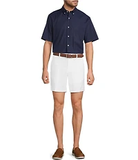 Roundtree & Yorke The Fairway Seasonal 7#double; Flat Front Performance Shorts