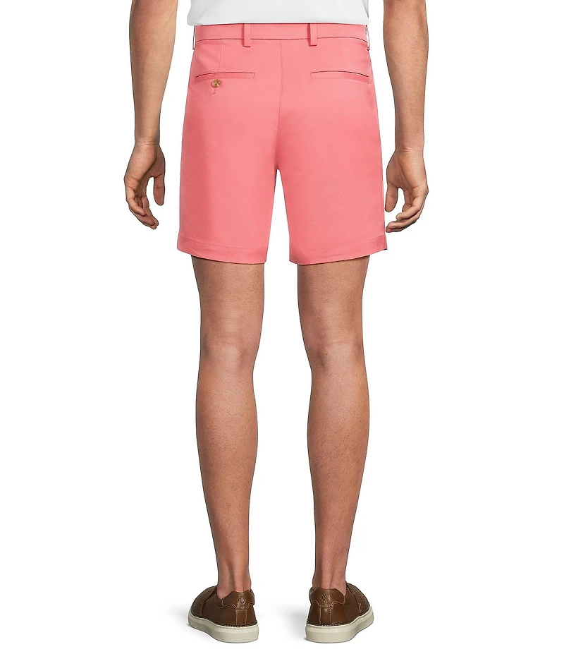 Roundtree & Yorke The Fairway Seasonal 7#double; Flat Front Performance Shorts