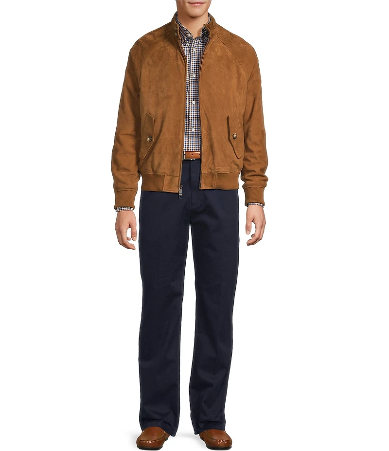 Roundtree & Yorke The Hero Harrington Suede Jacket