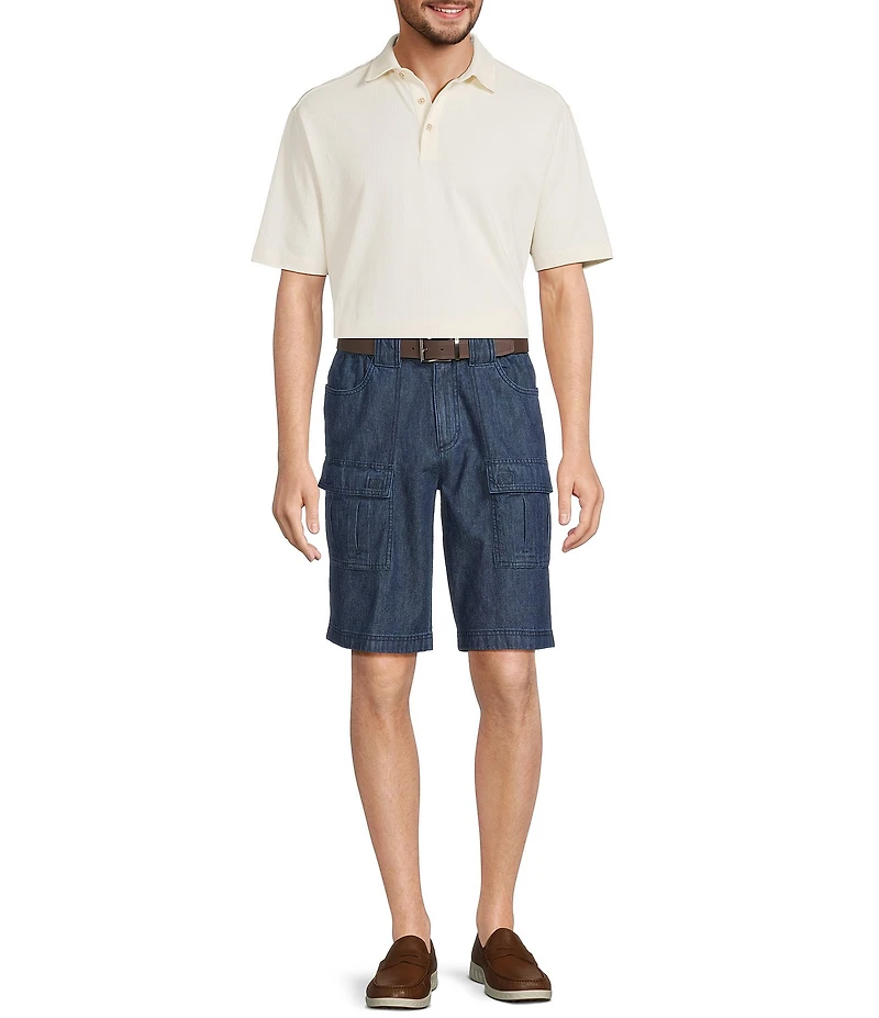 Roundtree & Yorke The Hiker Classic Fit 11#double; Inseam Cargo Shorts
