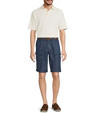 Roundtree & Yorke The Hiker Classic Fit 11#double; Inseam Cargo Shorts