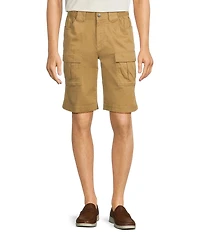Roundtree & Yorke The Hiker Classic Fit 11#double; Inseam Neutral Cargo Shorts