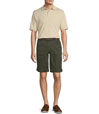 Roundtree & Yorke The Hiker Classic Fit 11#double; Inseam Neutral Cargo Shorts