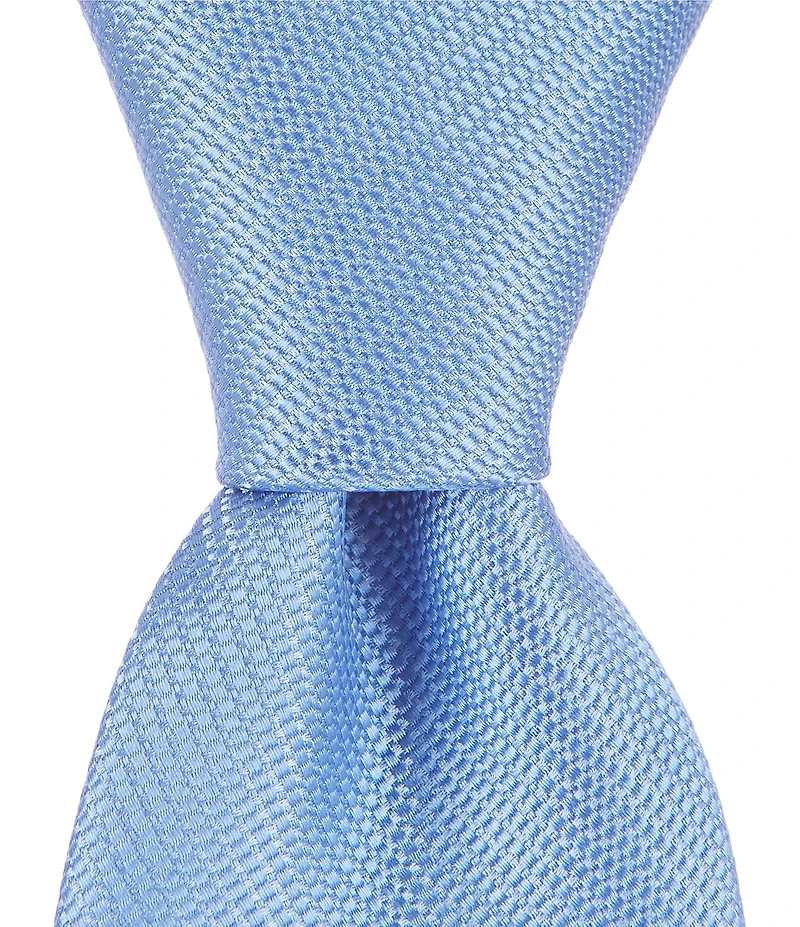 Roundtree & Yorke Trademark Plenny Solid Skinny 2.75#double; Silk Tie