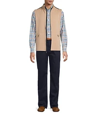 Roundtree & Yorke Travel Smart Solid Full-Zip Vest