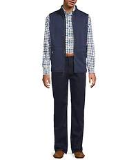 Roundtree & Yorke Travel Smart Solid Full-Zip Vest