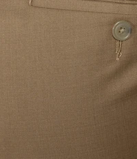 Roundtree & Yorke TravelSmart Luxury Gabardine Ultimate Comfort Classic Fit Non-Iron Flat Front Dress Pants