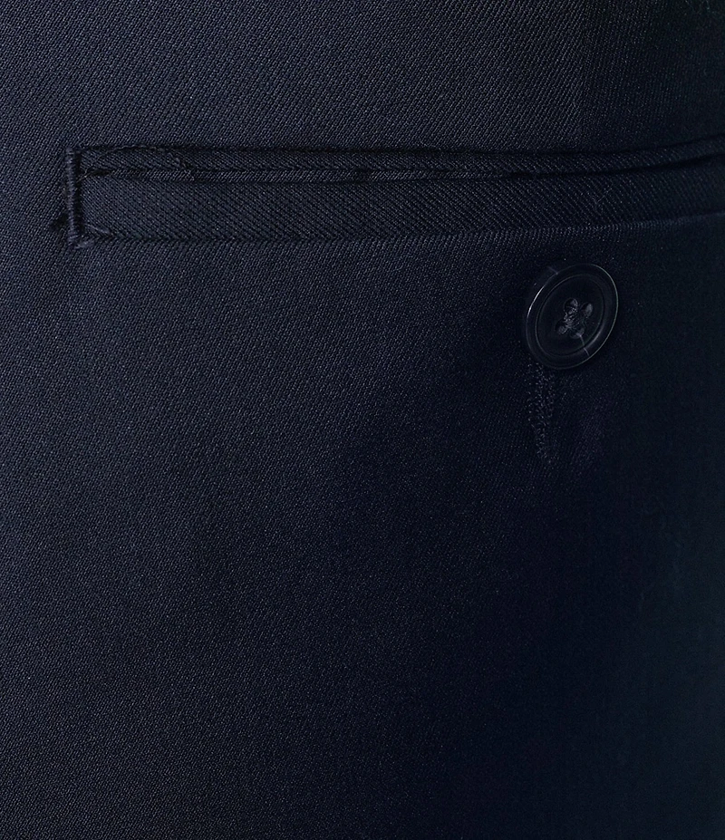 Roundtree & Yorke TravelSmart Luxury Gabardine Classic Fit Non-Iron Flat Front Dress Pants