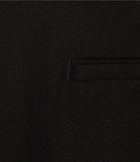 Roundtree & Yorke TravelSmart Luxury Gabardine Ultimate Comfort Classic Fit Non-Iron Pleated-Front Dress Pants