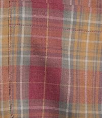 Roundtree & Yorke TravelSmart Classic Fit Easy Care Plaid Twill Sport Shirt