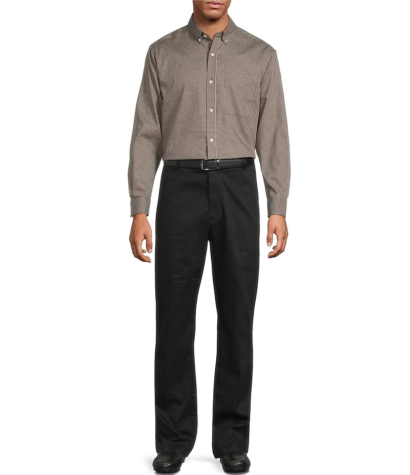 Roundtree & Yorke TravelSmart Classic Fit Easy Care Small Check Twill Sport Shirt