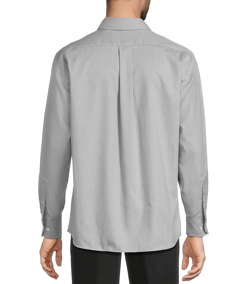 Roundtree & Yorke TravelSmart Classic Fit Easy Care Solid Twill Sport Shirt