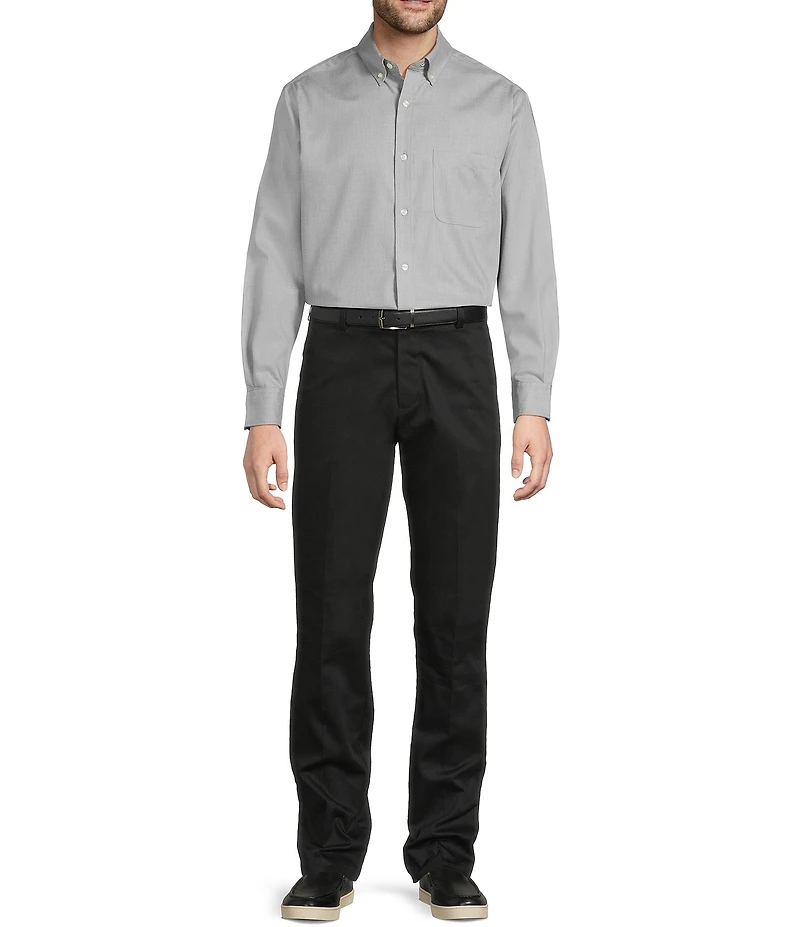 Roundtree & Yorke TravelSmart Classic Fit Easy Care Solid Twill Sport Shirt