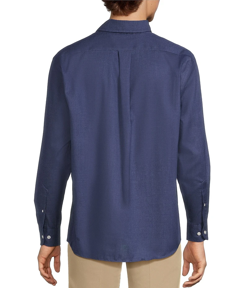 Roundtree & Yorke TravelSmart Classic Fit Easy Care Solid Twill Sport Shirt